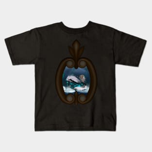 Fantasy horse on the beach Kids T-Shirt